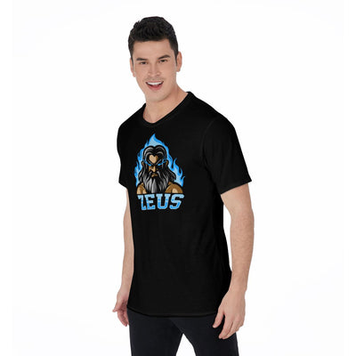 Zeus Thunder God Print Men's O-Neck T-Shirt
