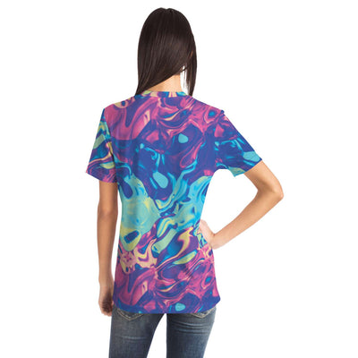 Colorful Holographic Iridescent T-shirt - kayzers