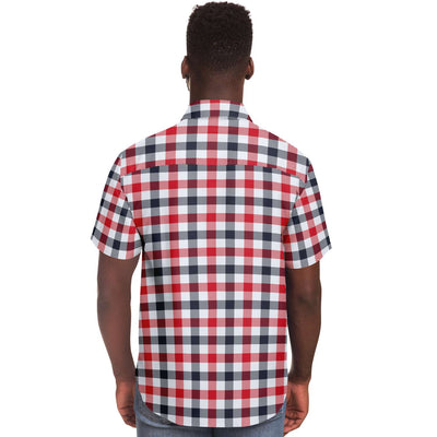 Black Red Check Plaid Pattern Shirt - kayzers