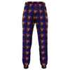 Spirals Fractal Geometry Holographic Blue Joggers