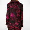Pink Galaxy Stars 2 Pc Matching Satin Pajamas Sleepwear Set - kayzers