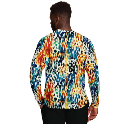 Colorful Leopard Animal Print Sweatshirt