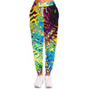 Psychedelic Glitch Waves Rainbow Colorful Paint LSD Trippy DMT Men Women Joggers - kayzers