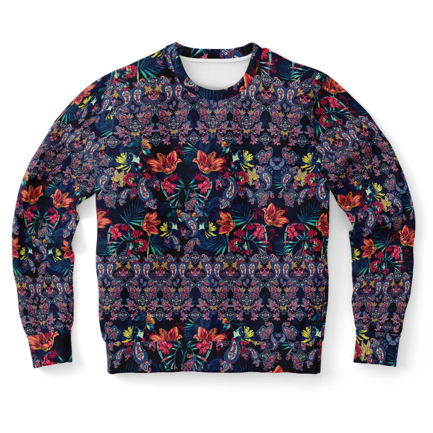 Floral Paisley Sweatshirt - kayzers