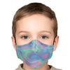 Holographic Iridescence Cotton Candy Cloud Adult Youth Kids Adjustable Face Mask With Filter - kayzers