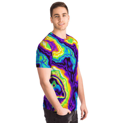 Colorful Abstract Psychedelic Trippy Dmt Lsd Edm Liquid Paint Splash Unisex Tshirt - kayzers