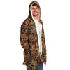 Abstract Forest Animal Print Microfleece Cloak