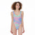 Ombre High Cut One Piece Swimsuit, Iridescence High Cut One Piece Swimsuit, Holographic Swimsuit