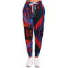 Colorful Abstract Feathers Marble Stone Pattern Unisex Brushed Fleece Joggers - kayzers