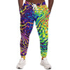 Abstract Psychedelic Waves Edm String Color Retro Men Women Joggers - kayzers