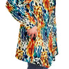 Colorful Leopard Animal Print Cloak
