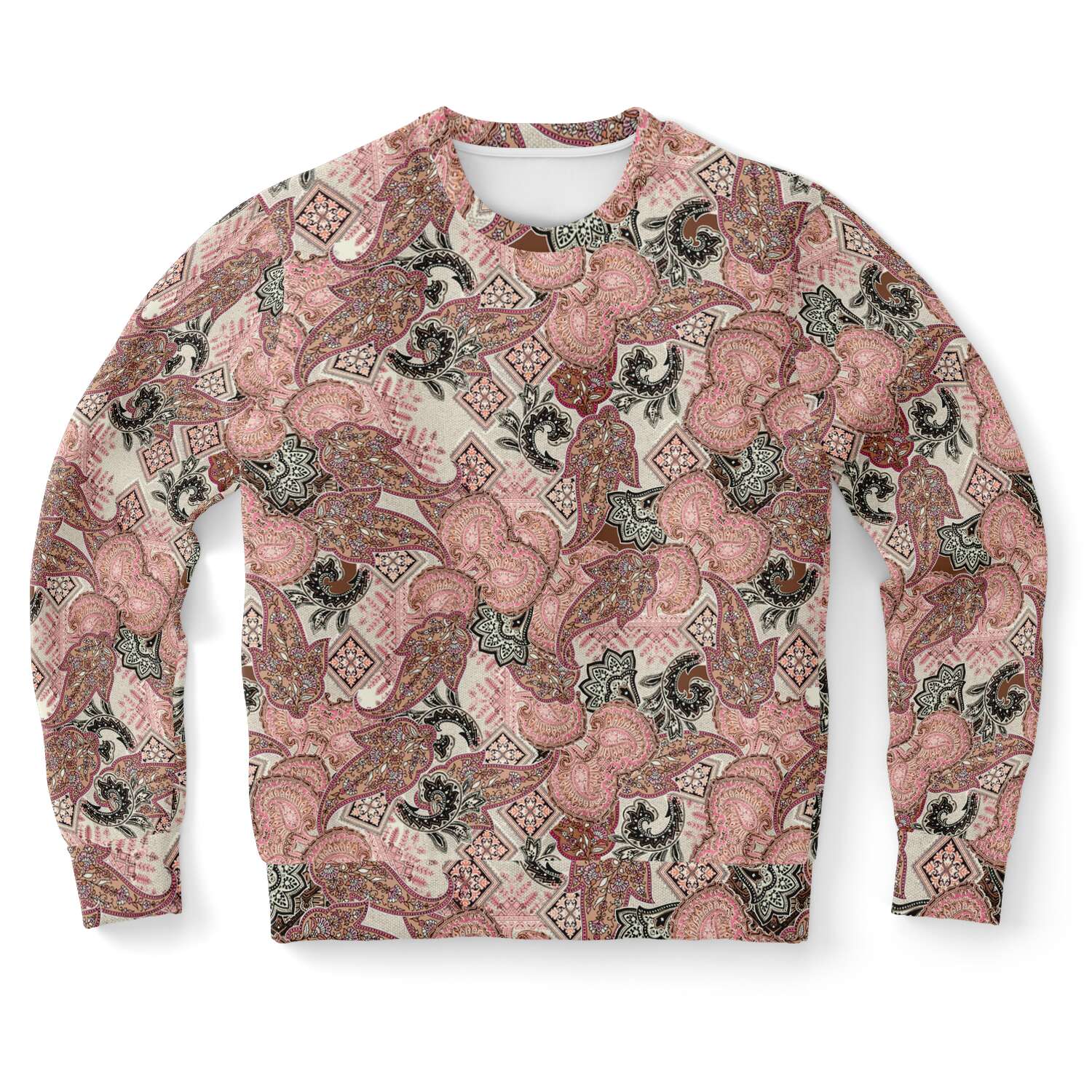 Floral Paisley Print Sweatshirt - kayzers