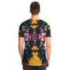 Trippy Psychedelic Lsd Beach Palm Trees Ocean Sunset Print Unisex T-shirt - kayzers