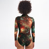 Starry Galaxy Full Sleeve Women's Bodysuit - kayzers