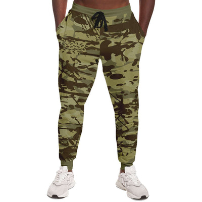 Military Camo Unisex Fleece Fashion Joggers - kayzers