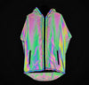 Reflective Holographic Long Jacket, Reflective Rave Edm Festival Long Jacket - kayzers