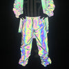 Reflective Holographic Edm Festival Rave Lsd Dmt Men's Joggers Sweatpants - kayzers