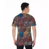 Mosaic Tiles Boho Abstract Print Men's O-Neck T-Shirt