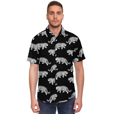 Tiger Print Men's Shirt
