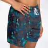 Quick Dry Blue Sky Galaxy Stars Space Abstract Clouds Print Swim Trunks, Surf Shorts, Running Shorts - kayzers