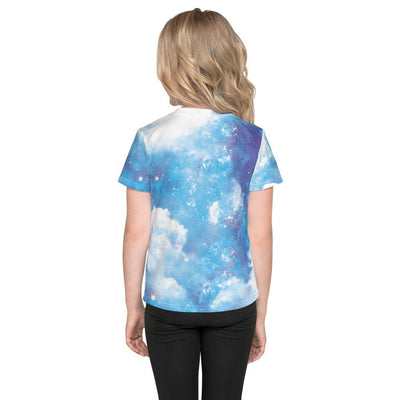 Fairy Angel Galaxy Cloud Heavenly Girl's Crew Neck T-shirt - kayzers