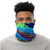 Abstract Colorful Paint Art Beach Waves Neck Gaiter - kayzers