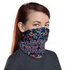 Floral Paisley Pattern Flowers Neck Gaiter - kayzers