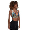 Abstract Art Forest Floral Animal Print Padded Sports Bra