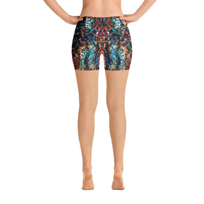 Abstract Animal Print Women's Shorts - kayzers