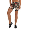 Black Floral Paisley Women's Shorts - kayzers