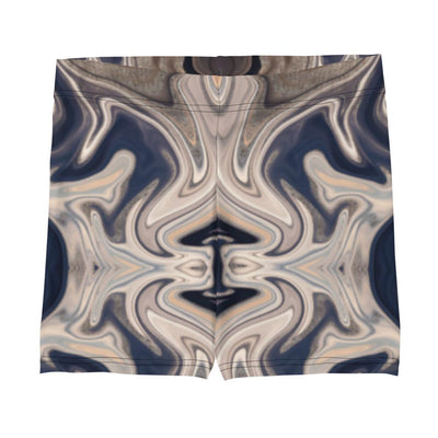 Trippy Psychedelic Waves Pattern Women's Shorts - kayzers