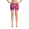 Pink Animal Leopard Print Women's Shorts - kayzers