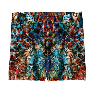 Abstract Animal Print Women's Shorts - kayzers