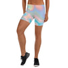 Holographic Iridescence Ombre Women's Shorts - kayzers