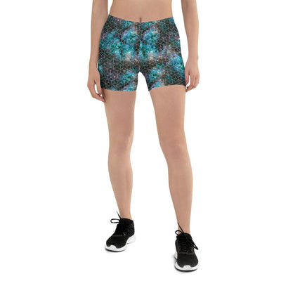 Galactic Inter Dimensional Galaxy Space Stars Women's Shorts - kayzers
