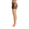 Floral Leopard Print Women's Shorts - kayzers
