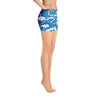 Japanese Kanagawa Blue Waves Tsunami Beach Women's Shorts - kayzers