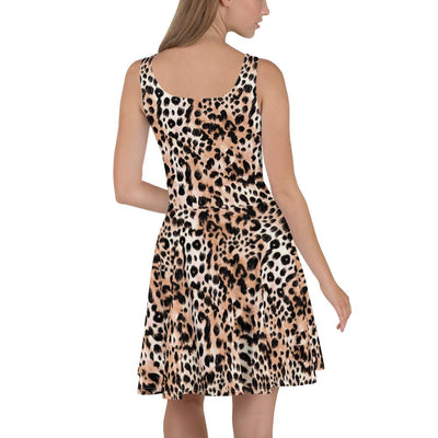 Cheetah Animal Print Skater Dress