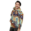 Sporty Abstract Paint Unisex Hoodie - kayzers