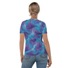 Blue Purple Glitter Galaxy Women's T-shirt - kayzers