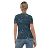Blue Sky Galaxy Stars Space Abstract Clouds Women's T-shirt - kayzers