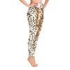 White Leopard Animal Print Yoga Leggings