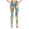 Colorful Leopard Animal Print Yoga Leggings