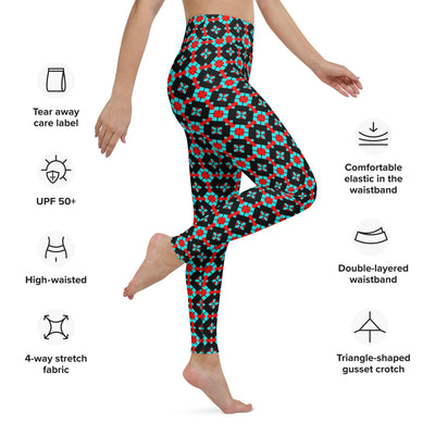 Urban Plaid Women's Yoga Leggings - kayzers