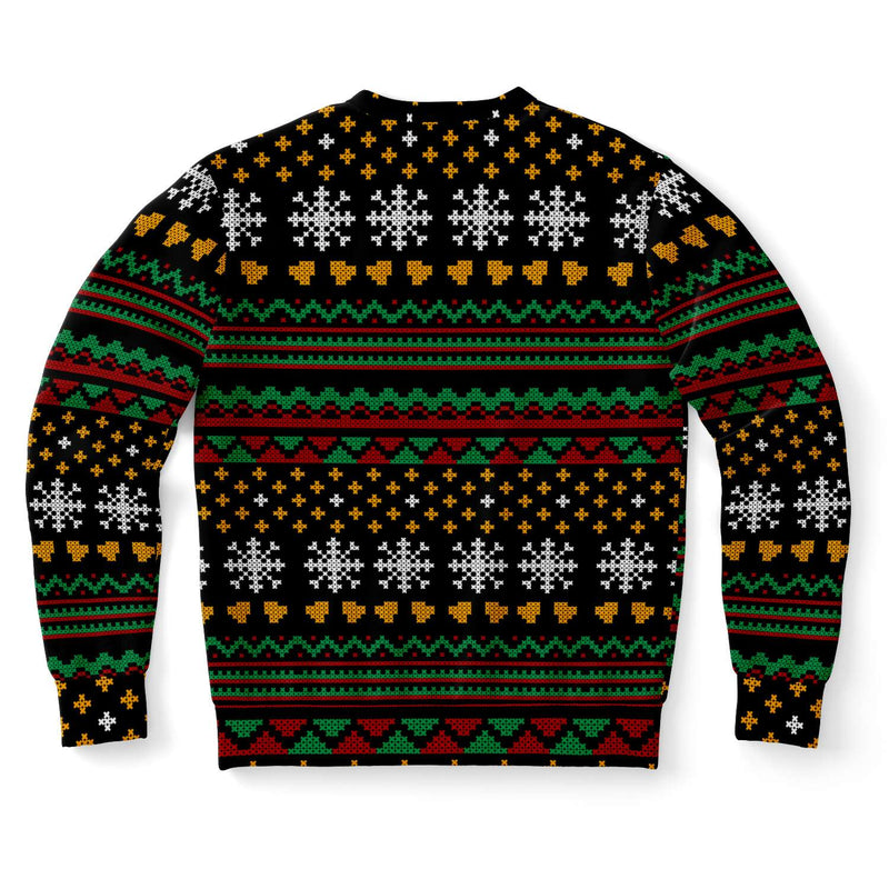Funny Gym Lifting Christmas Sweatshirt, Ugly Christmas Sweater - kayzers