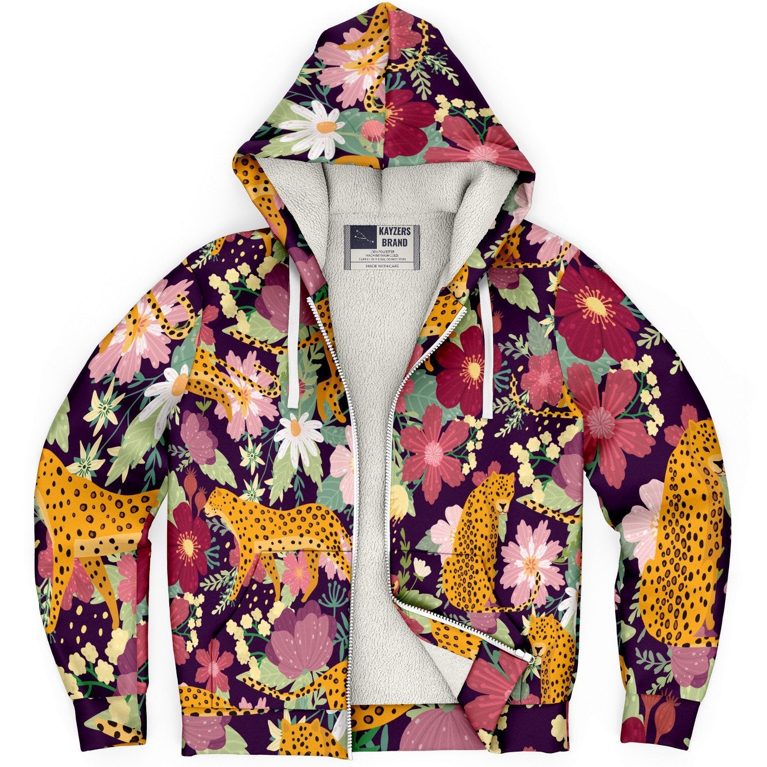 CDLP Mobilité cotton hoodie  River Island garden floral print