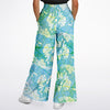 Bamboo Forest Print Women's Flare Joggers Pants - kayzers