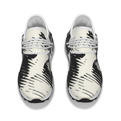 Abstract Print Men's Mesh Sneakers