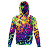 Sporty Abstract Crystals Colorful Texture Graphic Psychedelic Pullover Hoodie - kayzers