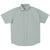 Sage Green Floral Geometric Print Men's Short Sleeve Button Down Shirt - kayzers